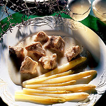 recette Blanquette de veau aux asperges