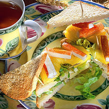 recette Club sandwich ananas / surimi