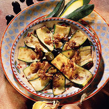 recette Poêlée de courgettes aux olives